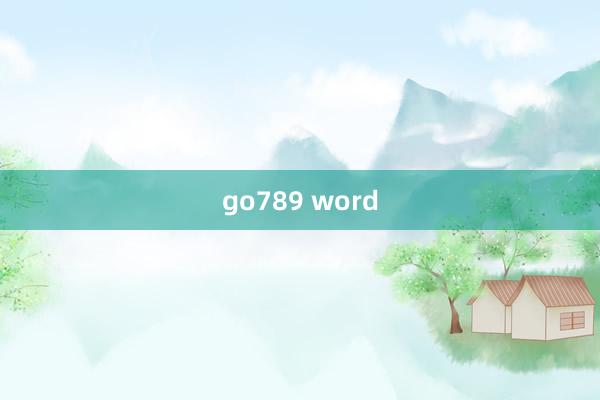 go789 word